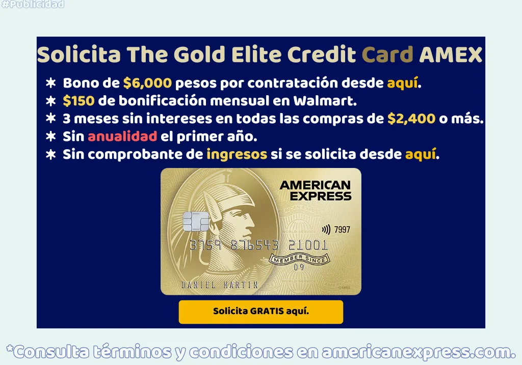 The Gold Elite Credit Card de American Express The Gold Elite Credit Card de American Express