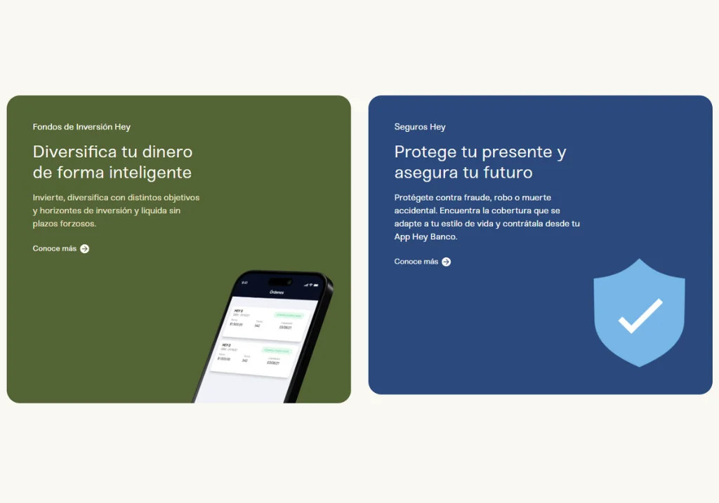 Soluciones disponibles con la tarjeta de crédito Hey negocios Soluciones disponibles con la tarjeta de crédito Hey negocios